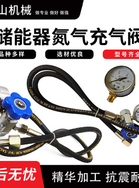 充氮气工具CQJ-16/25/40MAP开关阀液压蓄能器剪板机充气工具