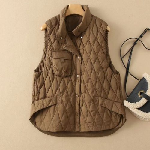 形羽绒马甲无袖背心外套上衣