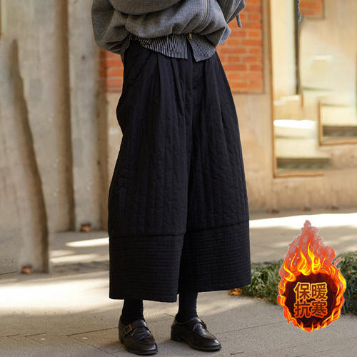 款阔腿裤八分裤哈伦裤棉裤