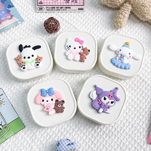 牙套保持器收纳盒假牙隐形牙套盒卡通可爱多款牙套收纳盒高颜值装