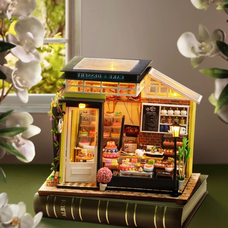 烘焙甜品蛋糕diy小屋拼装模型