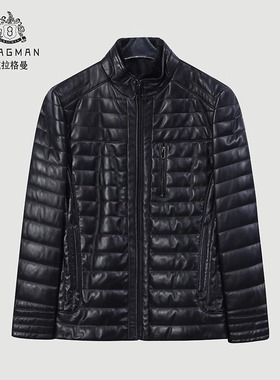 【猫猫推荐】克拉格曼男装羊皮皮衣D33P338003衣长64-71.5