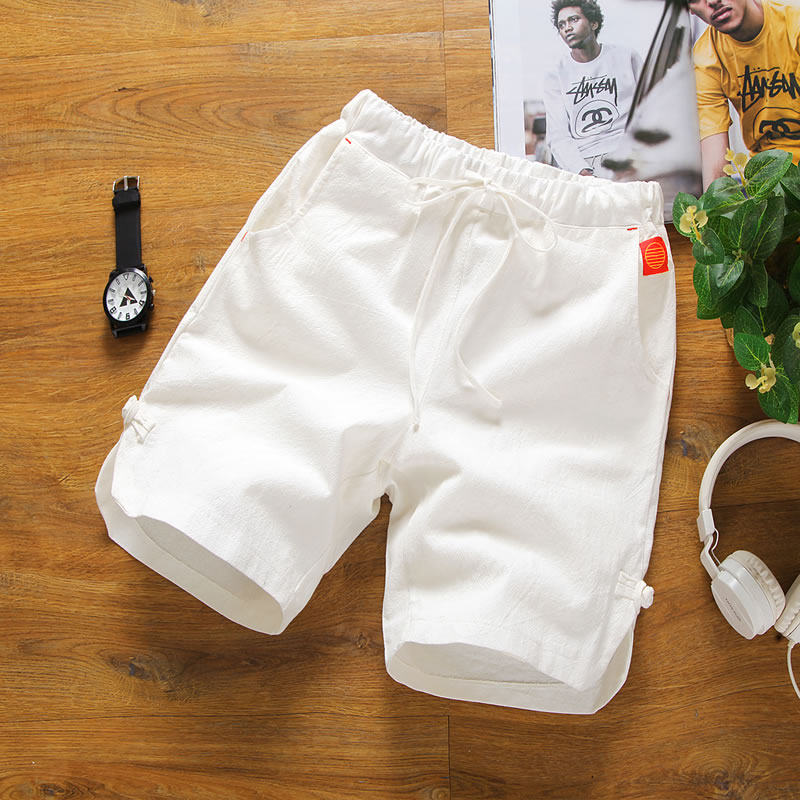 夏季潮牌街头嘻哈街舞滑板bboy编织带休闲运动纯色短裤潮男五分裤在类目 男装, 休闲裤中 - 来自Buy2taobao.com提供专业的淘宝代购服务