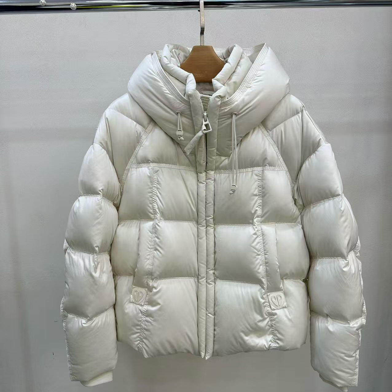 高端欧货95白鸭绒羽绒面包服