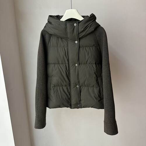 高端欧货山羊绒澳洲羊毛羽绒服