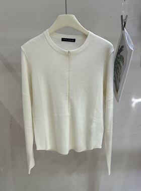 ITS A BAC 韩国半拉链套头羊毛针织衫女韩版时尚简约修身百搭上衣