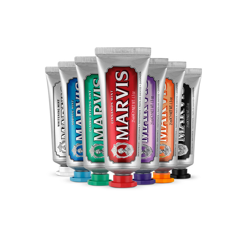 玛尔仕经典系列25ml薄荷牙膏美白清新口气婚庆伴郎伴娘伴手礼茉莉