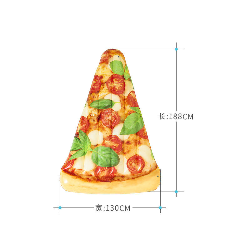 Bestway 44038 披萨浮排 单人水上充气浮床 水上创意气垫