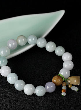 天然翡翠玉石手链 葫芦脚丫玉珠手串珠宝饰品 夜市地摊热卖款