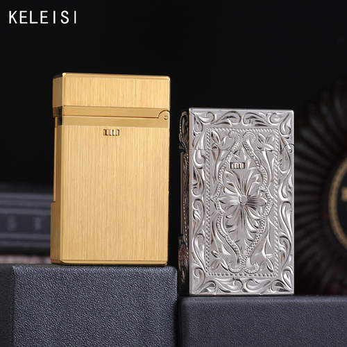 KELEISI克雷斯双火兔耳朵直冲明火朗声砂轮打火机翡翠梦境