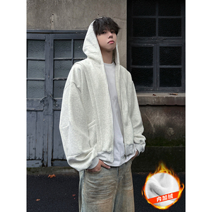 916-W85-特P65无差价 55%棉 重磅连帽加绒卫衣 港风图片