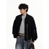 916-978-特P108无差价2025春水洗棉外套重工艺巴恩风夹克无影墙，男装夹克，星座916