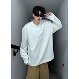 916-W89-特40无差价重磅可二开2026春装亨利领长袖卫衣暗黑，男装卫衣，星座916