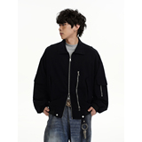 916-978-特P108无差价2025春水洗棉外套重工艺巴恩风夹克无影墙，男装夹克，星座916