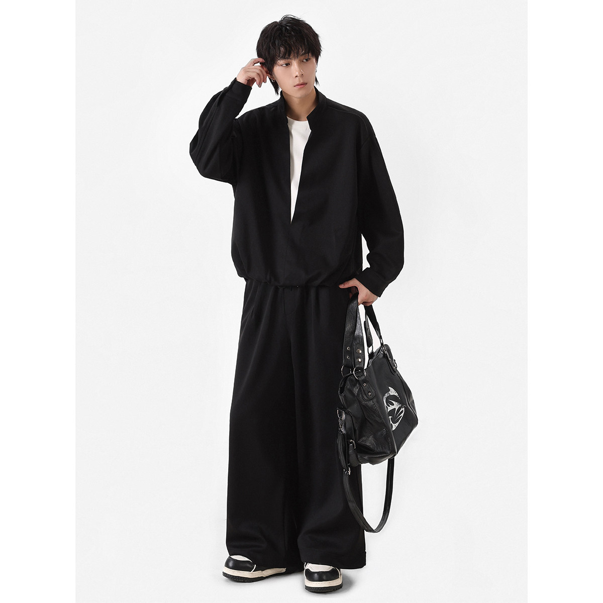 916-上衣W91-特P50裤K75-特P40无差价货足假两件套装可分开卖，男装休闲套装，星座916