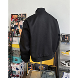 解构设计感bomber夹克棉服男冬季美式廓形飞行员棉衣美式高街外套，男装夹克，星座916