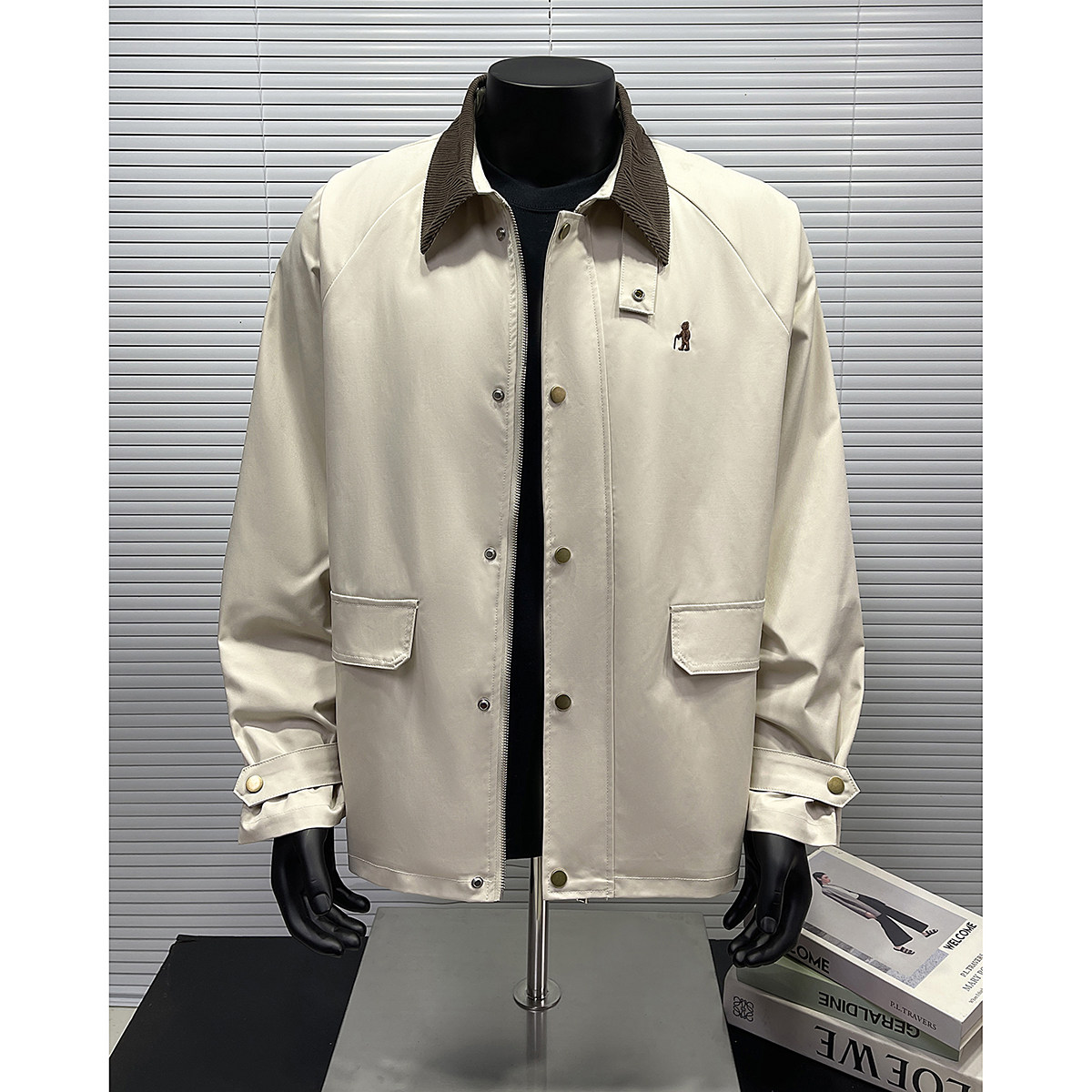 916-968-特P85无差价秋装美式潮设计感工装夹克假模M-3XL，男装夹克，星座916