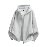 916-W96-特P68加绒W96绒-特P78现货春装正肩机车连帽卫衣白底，男装工装外套，星座916