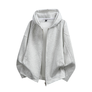 916-W96-特P68 加绒W96绒-特P78 现货 春装正肩机车连帽卫衣 白底，男装工装外套，星座916