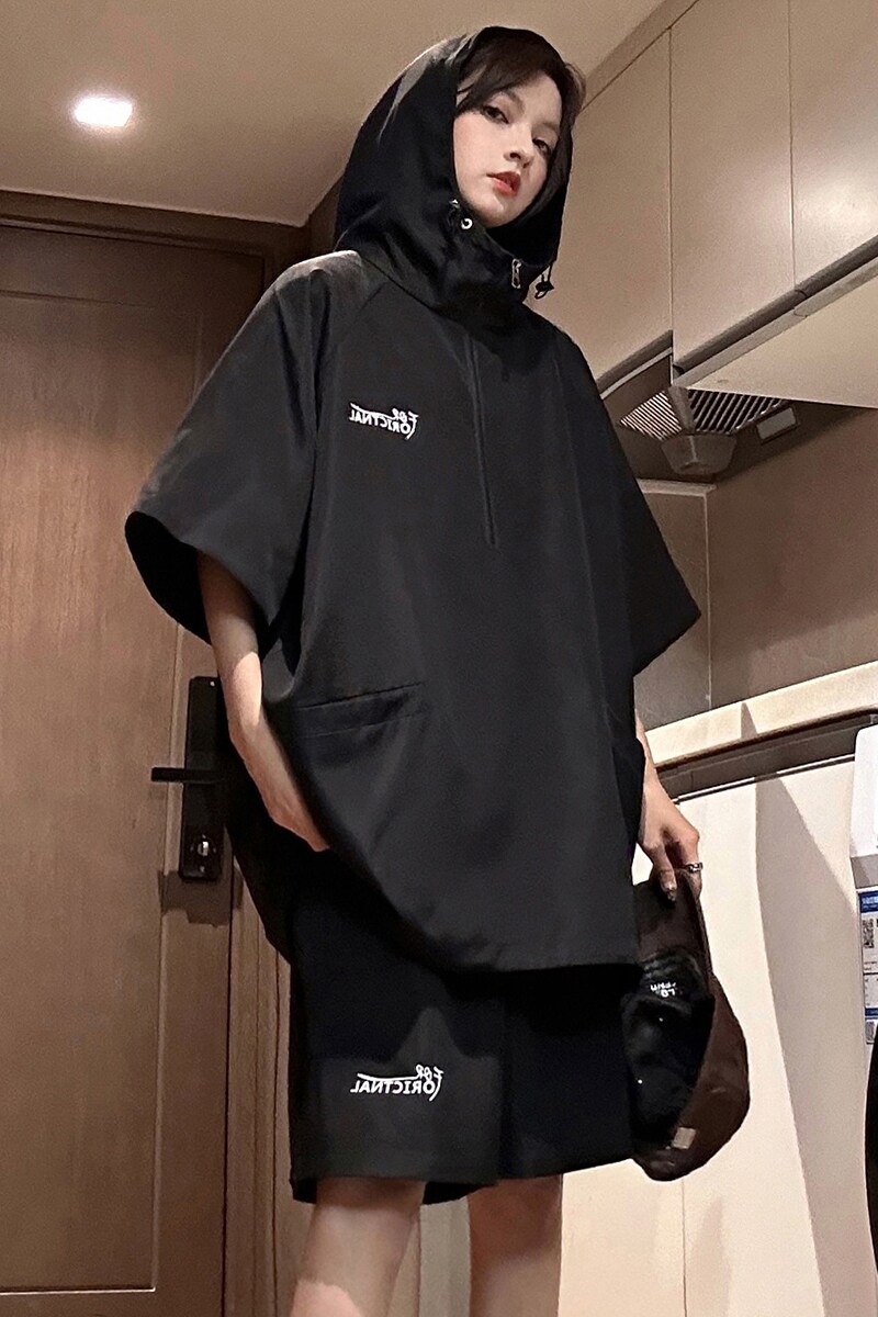 916-955-特P58无差价夏装连帽短袖T恤短裤大码套装中性M-5XL,男装休闲套装,星座916