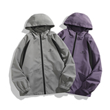 916-959-特P50无差价春装冲锋衣美式大码连帽夹克白底M-5XL，男装夹克，星座916