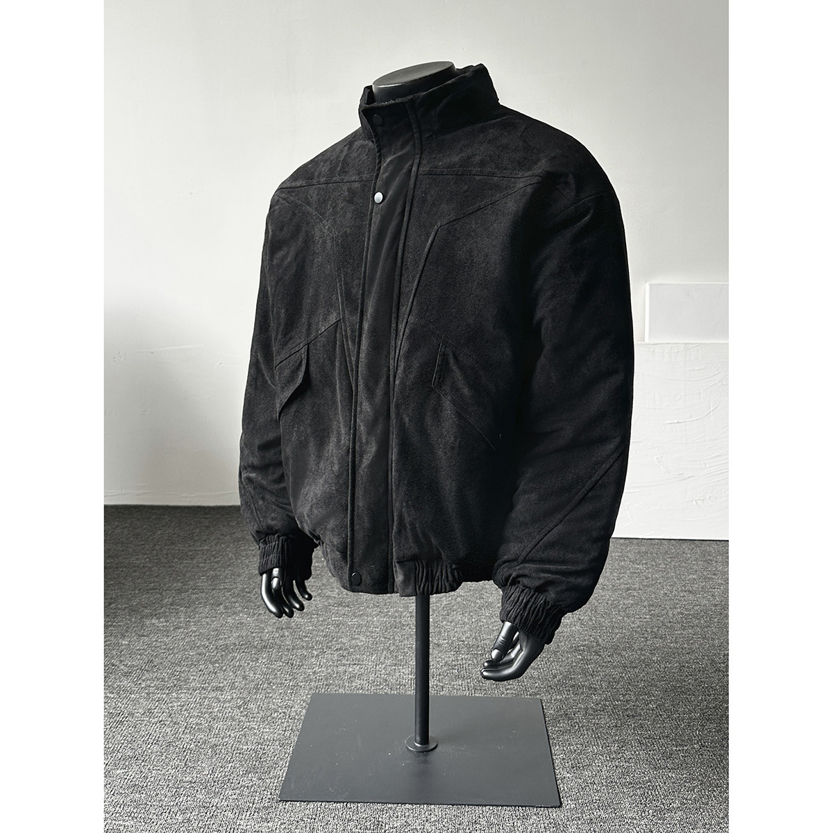 916-8001-P120深度库存赤兔棉服美式麂皮绒棉衣假模，男装棉衣，星座916