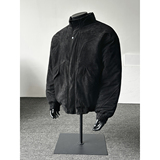 916-8001-P120深度库存赤兔棉服美式麂皮绒棉衣假模，男装棉衣，星座916