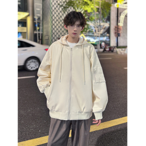 916-966-特P88无差价  可脱卸帽 秋美式连帽PU皮衣夹克 港风M-3XL图片