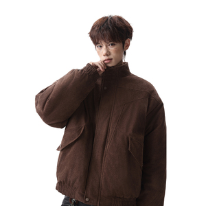 916-8001-P120 深度库存 赤兔棉服 美式麂皮绒棉衣 无影墙，男装棉衣，星座916