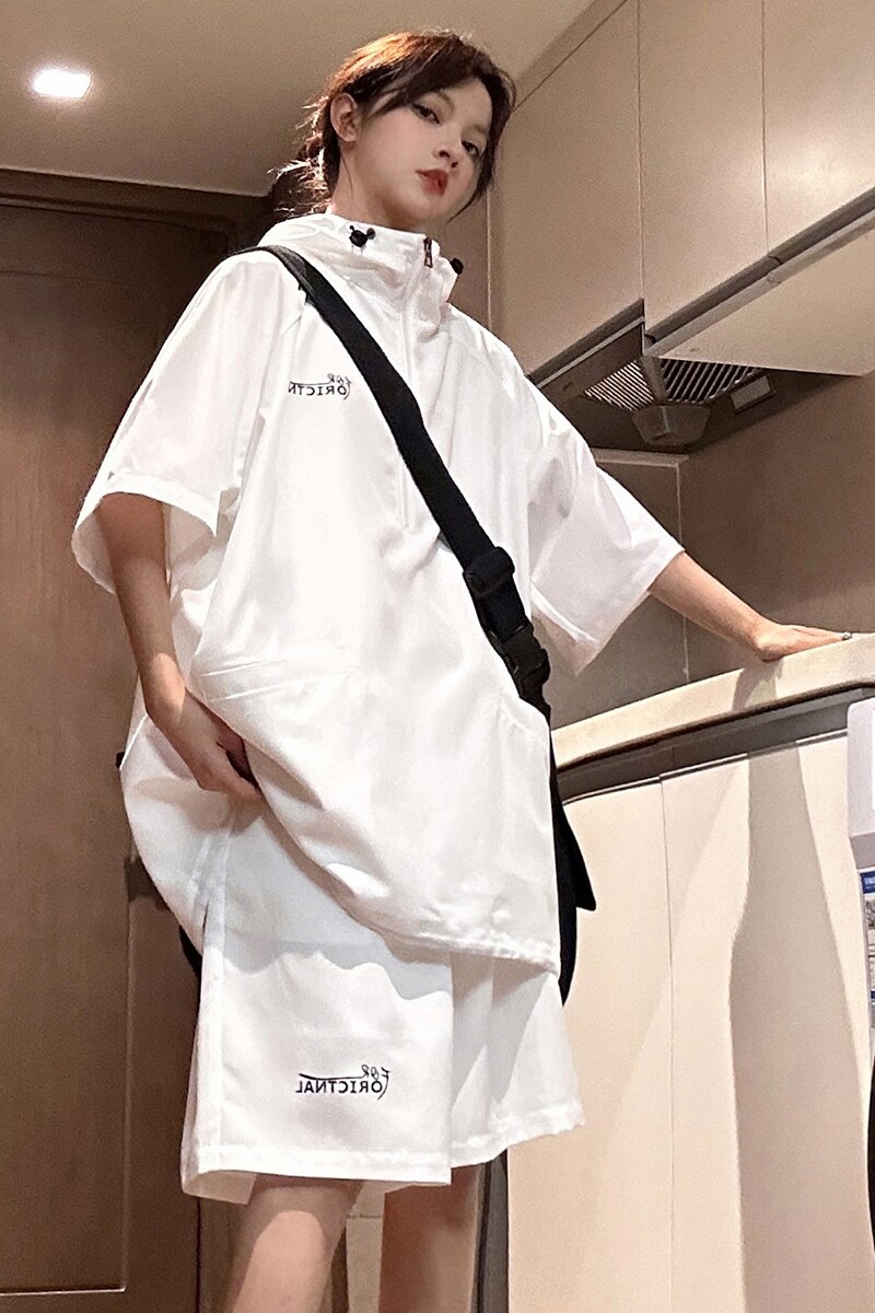 916-955-特P58无差价夏装连帽短袖T恤短裤大码套装中性M-5XL,男装牛仔裤,星座916