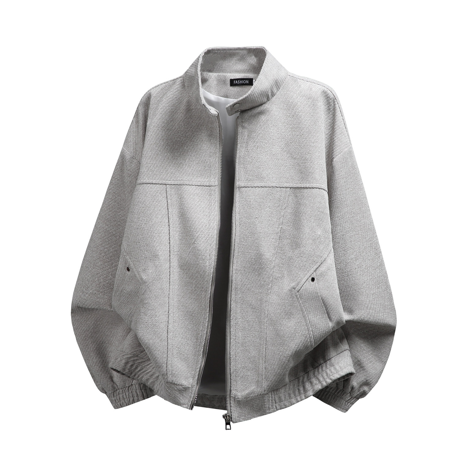 916-8005-特P85无差价现货2026春装新款美式复古条纹夹克白底，男装夹克，星座916