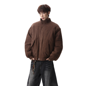 916-8001-P120 深度库存 赤兔棉服 美式麂皮绒棉衣 无影墙，男装棉衣，星座916