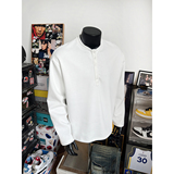 916-W89-特40无差价重磅可二开2026春装亨利领长袖卫衣假模，男装卫衣，星座916