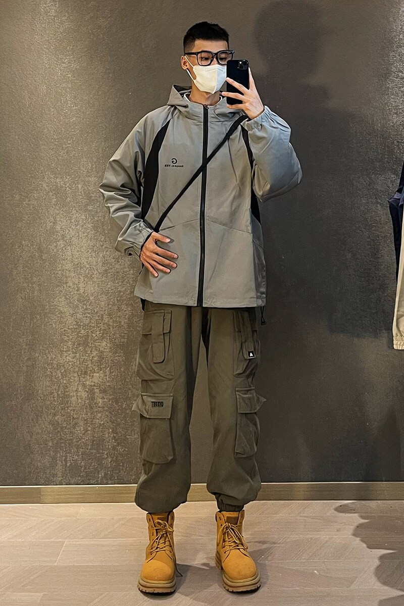 916-959-特P50无差价秋冲锋衣美式大码连帽夹克M-5XL,男装夹克,星座916