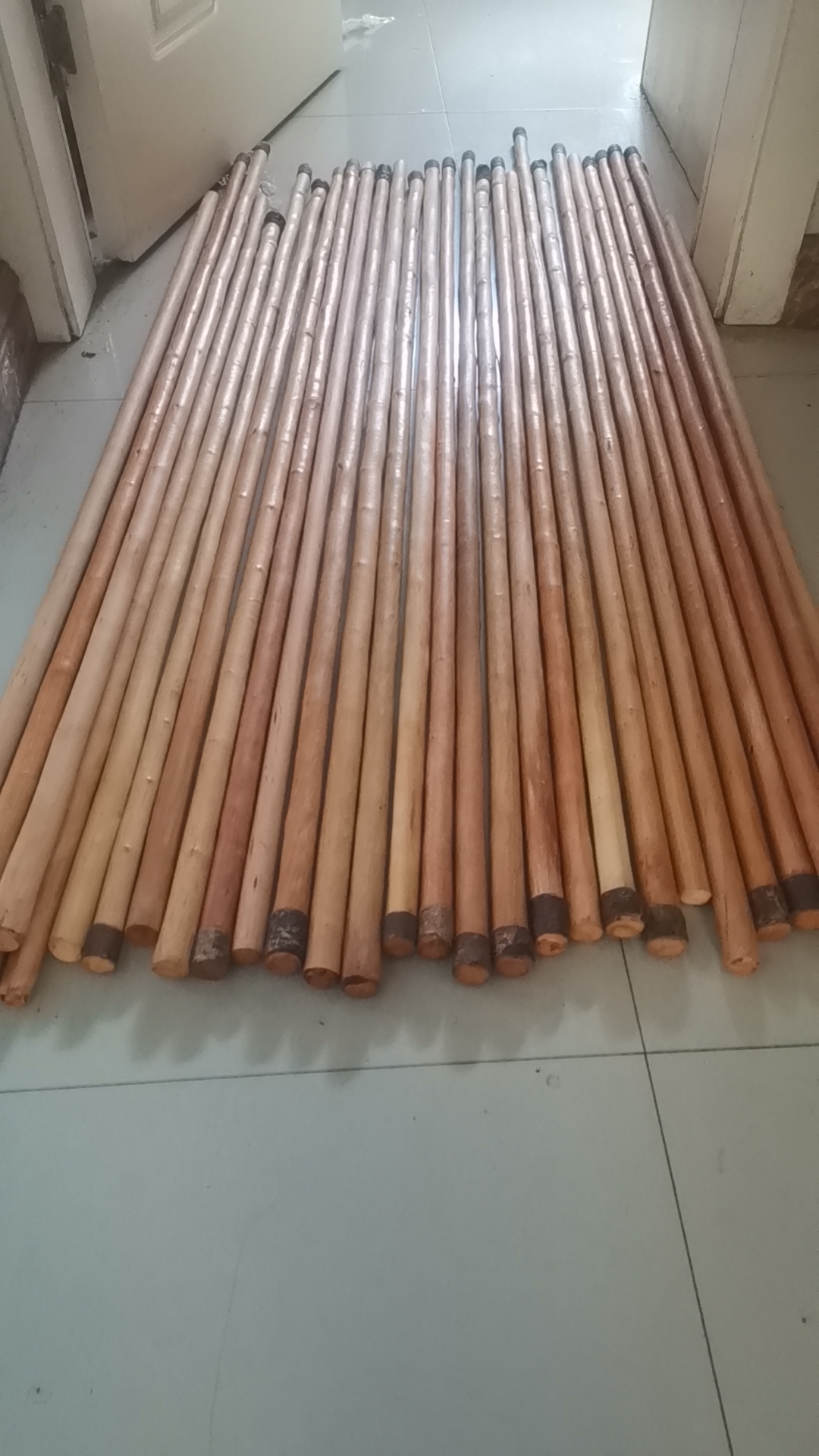 西北红栒子鞭杆武术棍太极棍健身棍户外装备登山棍徒步棍