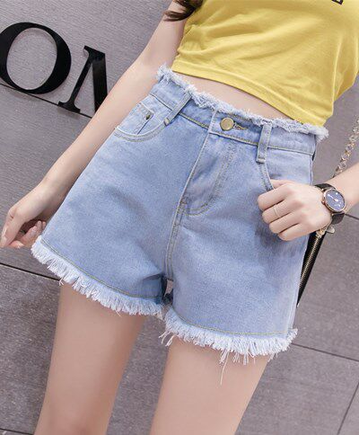 2019 Paige Light colour cowboy shorts Easy Summer wear Show thin Shorty Sweet Popular modernin the Women's clothing/Boutique , Jeans  category - from Buy2taobao.com to provide professional Taobao agent buy service
