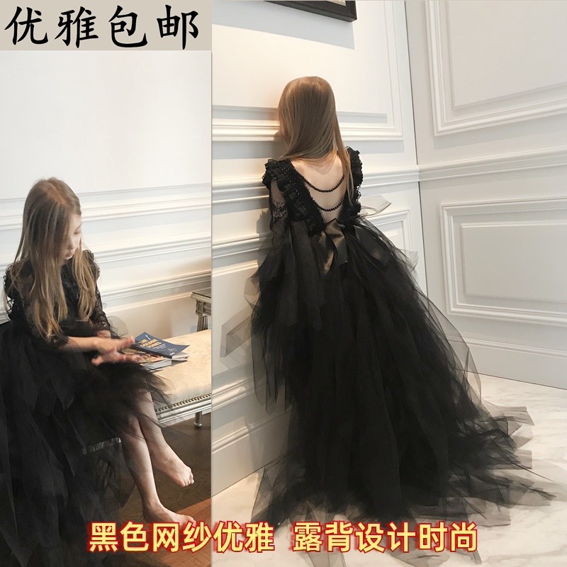生日走秀服装高端影楼演出服女童