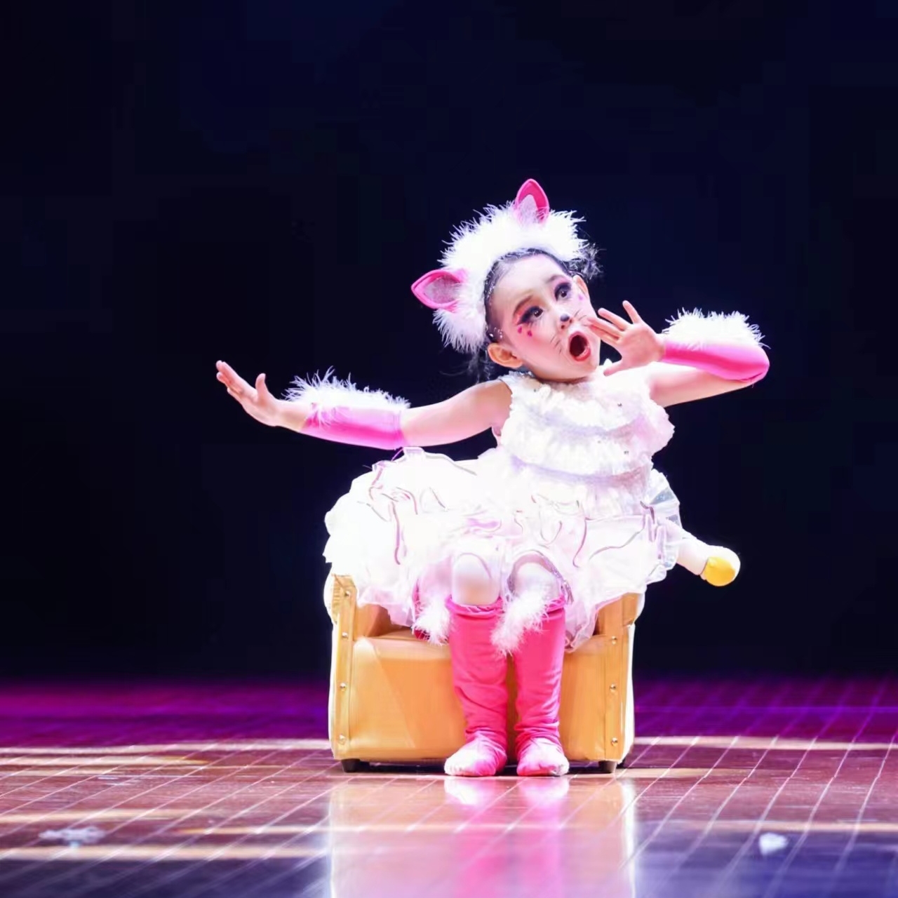 仙童堡儿童演出服可爱小猫咪