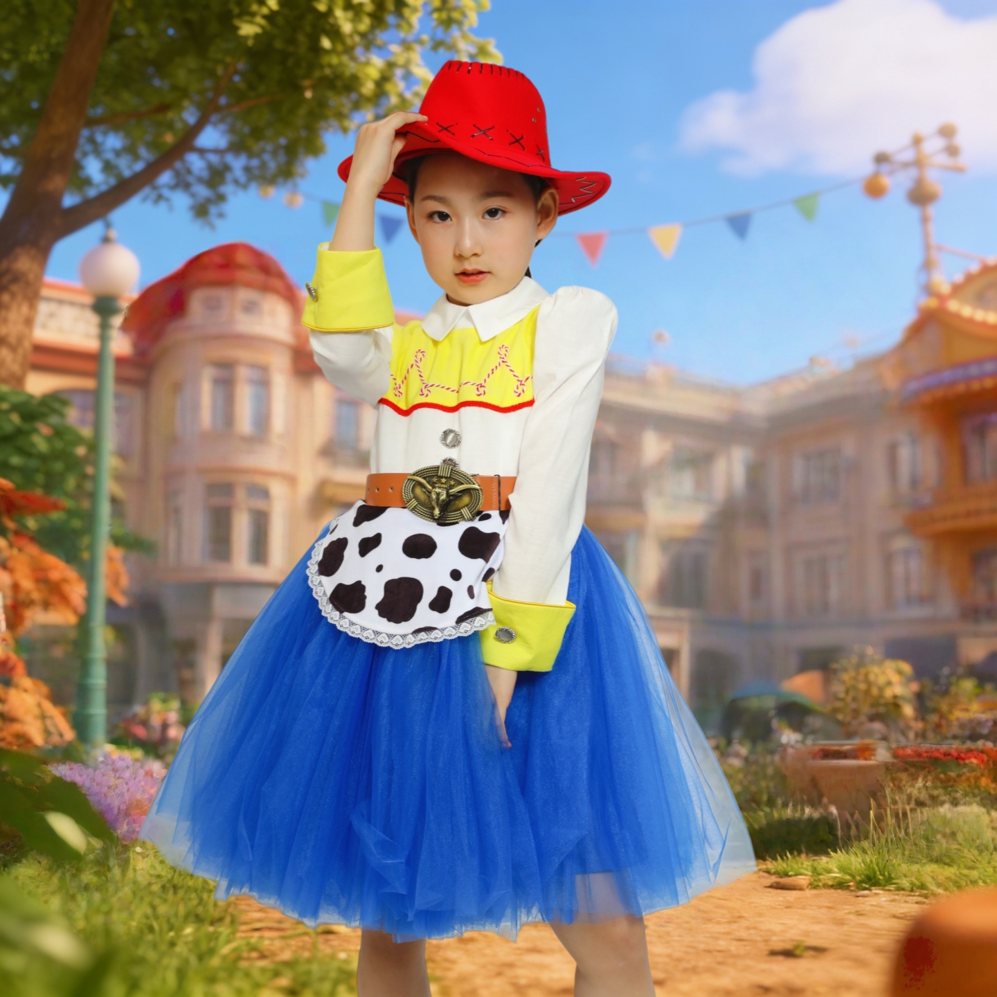 仙童堡正版玩具总动员胡迪连衣裙