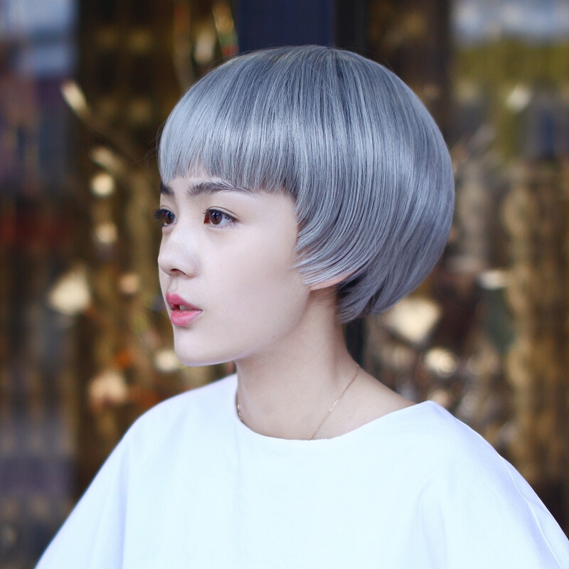 促销新款假发 韩国假发女短发蘑菇头假发蓬松时尚女生bobo头假发j