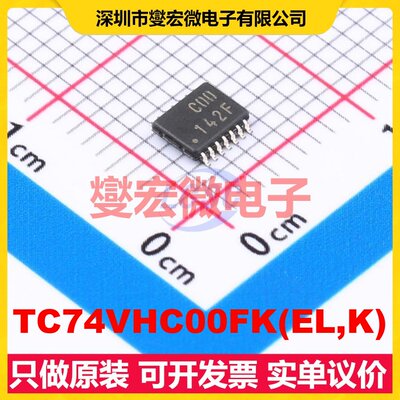 TC74VHC00FK(EL,K) VSSOP-14 4路与非门逻辑门芯片IC