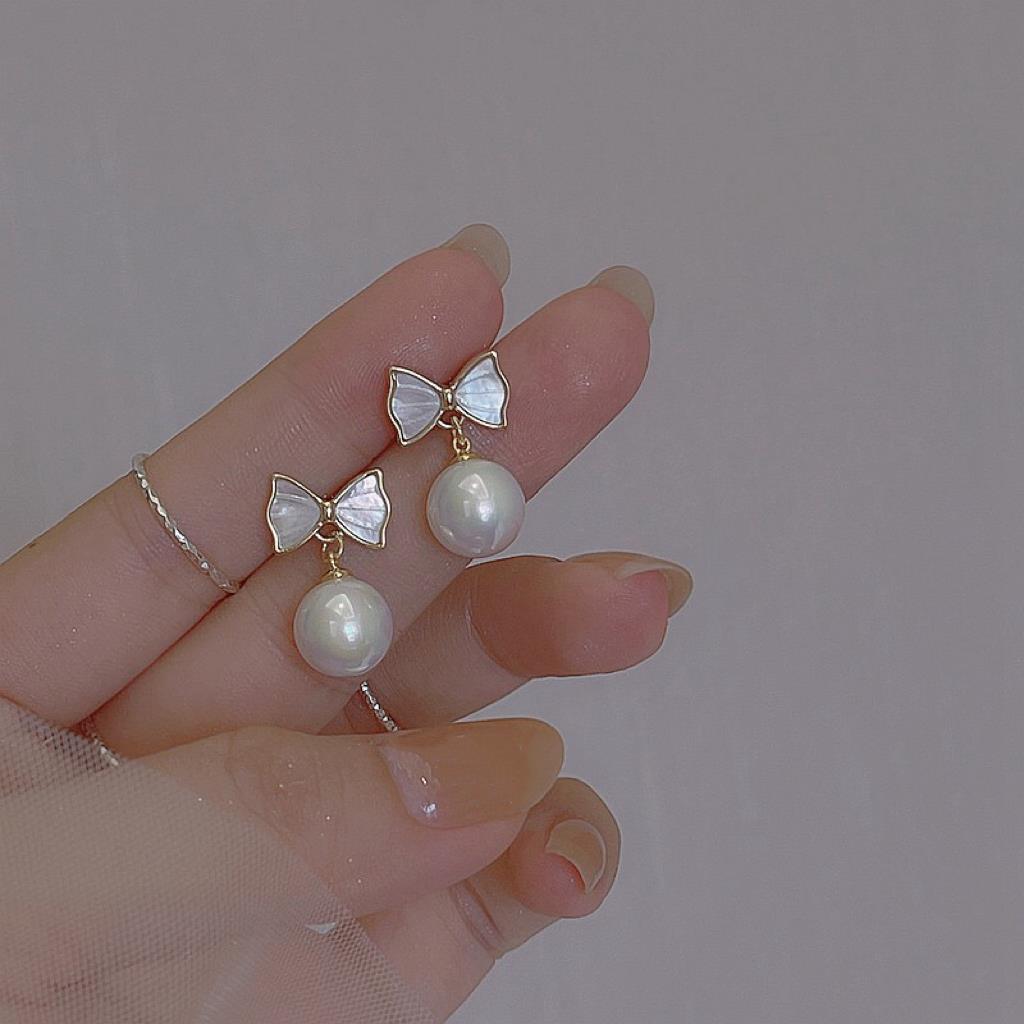 蝴蝶结无耳洞三角耳夹