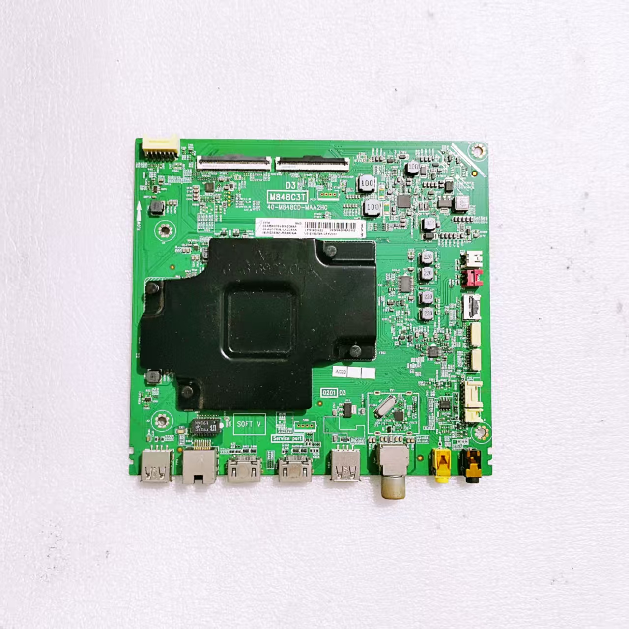 TCL55T6液晶电视主板40-M848CD