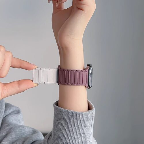 适用iWatchs10987表带张婧仪同款
