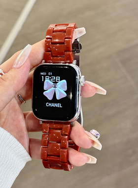 新年氛围感三株亚克力表带适用小米手环9pro8pro红米watch5/4男女