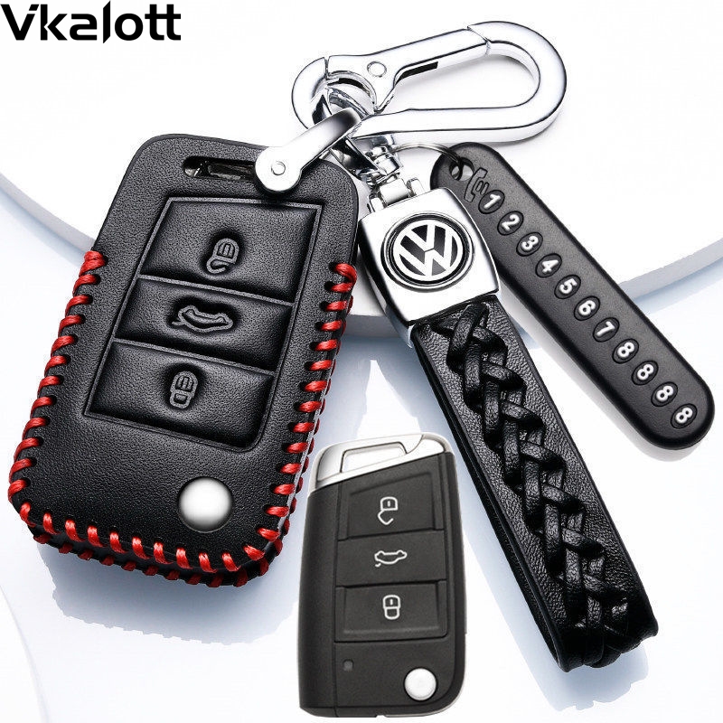 新2022款福斯探岳一汽21款探岳钥匙套280遥控330真皮包19款380扣