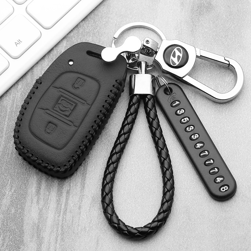 朗动名图瑞纳真皮高档车钥匙套