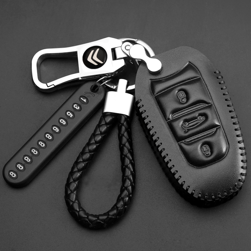 东风雪铁龙天逸C5云逸C4L世嘉DS爱丽舍C6汽车钥匙套包扣保护套