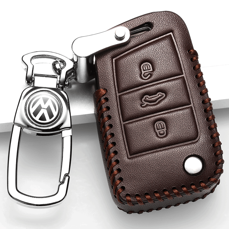 2022款一汽福斯汽车速腾钥匙套新一键啓动全包2021真皮包高档19装