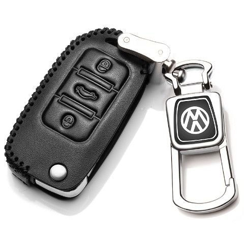 一键启动真皮大众新速腾钥匙包
